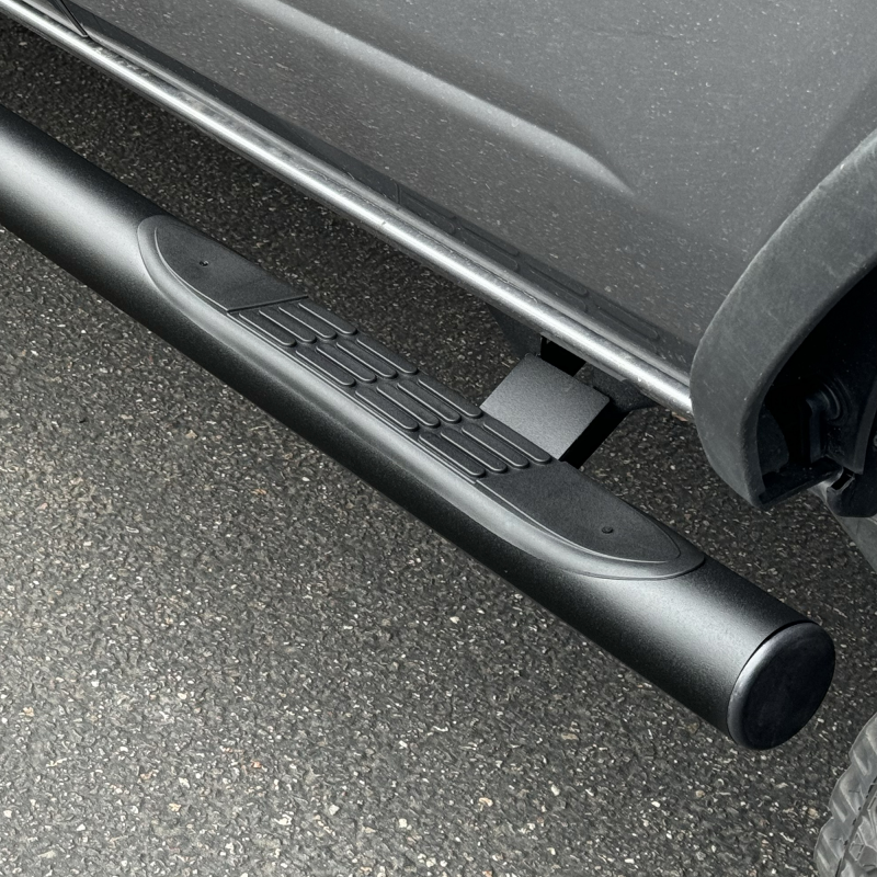 Ford Bronco Side Steps - Go Rhino - 4000 Series - Textured Black - `21-`26